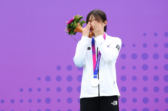 [포토] 김선우, 은메달이 아쉬워..