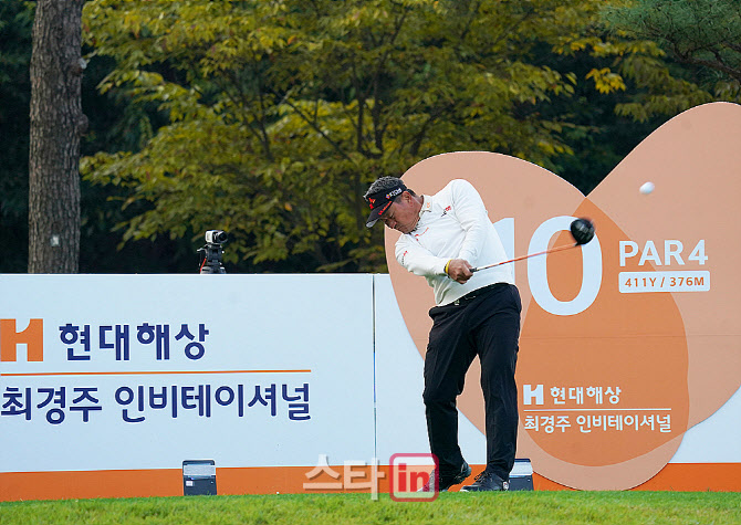 [포토] 최경주 '호스트이자 선수로'