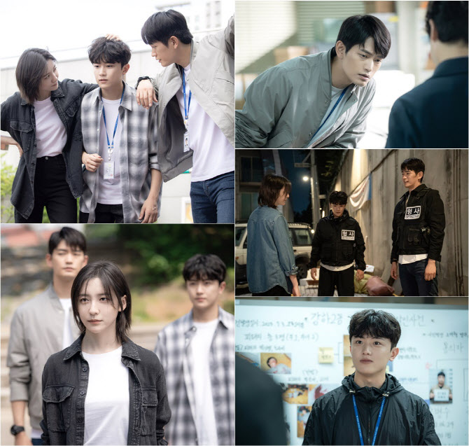 '재벌X형사' 박지현X강상준X김신비, 강력 1팀 3인방…완벽 팀워크