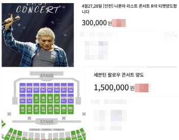 "세븐틴 콘서트 티켓 150만원"…개정 공연법 시행에도 암표 기승