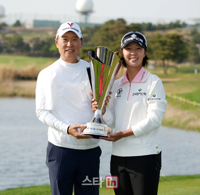[포토]박지영,송영철 '환상의 우승 콤비'