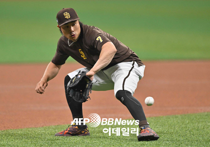 김하성, 안타 대신 시즌 19번째 볼넷...MLB 전체 공동 11위