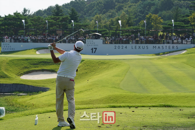 [포토]2024 렉서스 마스터스,음악과 환호가 넘치는 17번홀