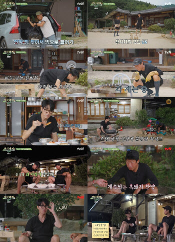 '삼시세끼' 차승원·유해진, 산골도 OK… 수제 짜장면에 사골까지