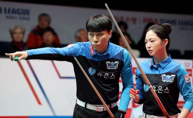 휴온스, 크라운해태 완파…PBA 팀리그 5라운드 선두 탈환