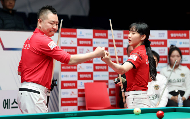 서현민-최혜미 '퍼펙트큐'...PBA 팀리그 종합 4위, 최종일 결정