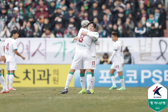 대전 최건주, 2025 K리그1 개막 축포...시즌 1호골 주인공