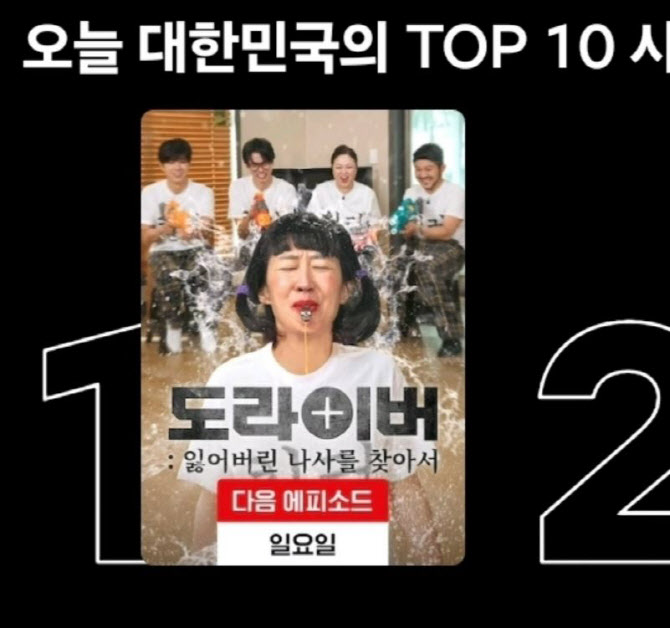 '도라이버', 넷플릭스 만나 1위…김숙 "이게 뭔일"