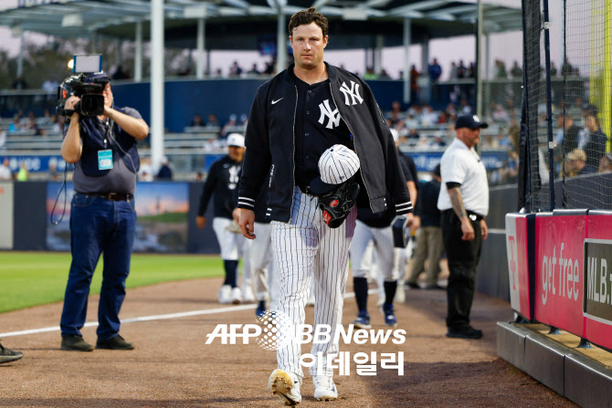양키스 초비상...에이스 게릿 콜, 토미존서저리 받고 시즌 아웃
