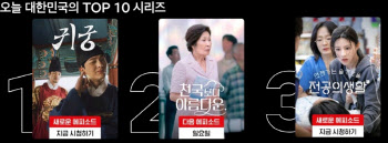 '귀궁'vs'천국'vs'언슬전' 주말극 대전 열렸다…韓 넷플릭스 1·2·3위