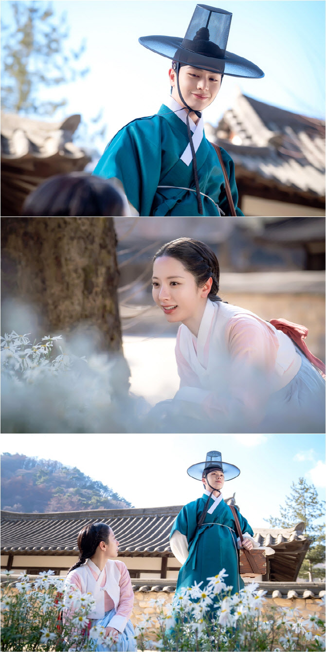 육성재♡김지연, 입맞춤 후 '찐' 연인 포스…설렘 폭발 투샷 (귀궁)
