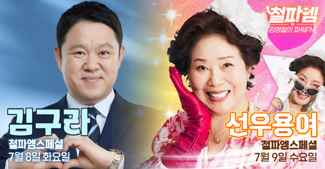 선우용여·김구라, '철파엠' 출격…김영철 롤모델 특집