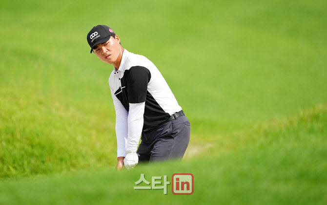 [골프in포토]김동운,벙커샷을 준비한다