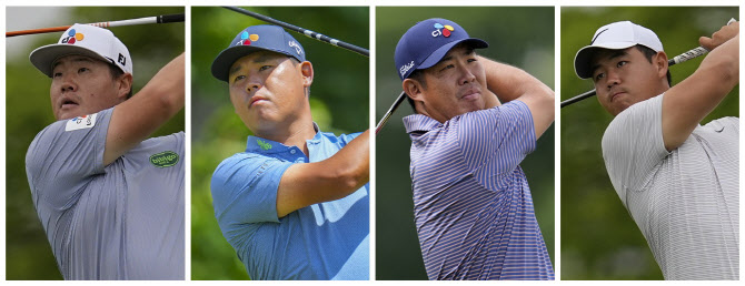 ‘쩐의 전쟁’ PGA 투어 PO 출전권 잡아라…총력전 펼치는 K골퍼 4인방