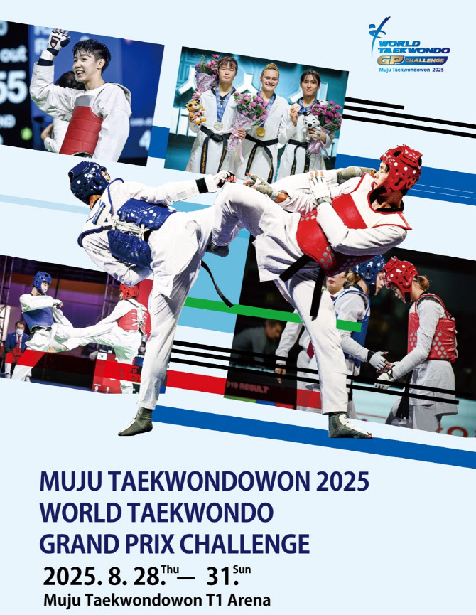 2025 세계태권도그랑프리챌린지, 28일부터 태권도원 개최