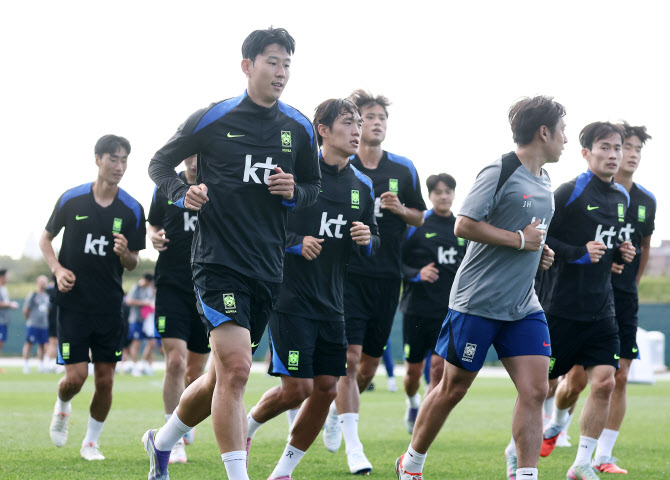 홍명보호, 미국 원정 평가전 2연전 앞두고 본격 훈련 돌입