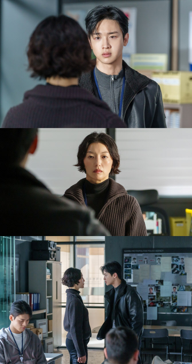 '사마귀' 장동윤VS이엘, 격한 대립…범인 드러날까
