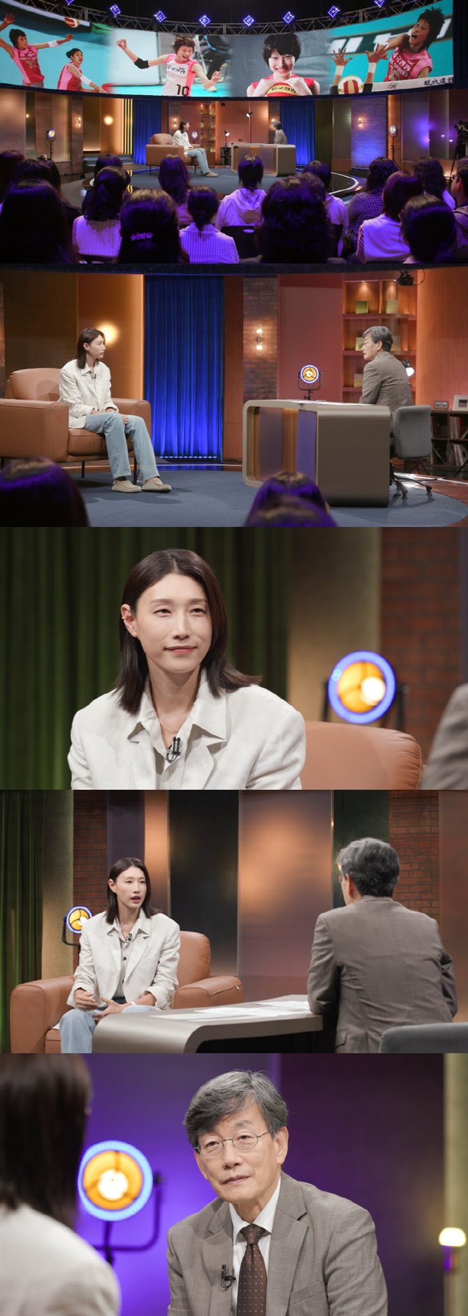 '질문들' 김연경, 손석희 만나 눈물 흘린 사연