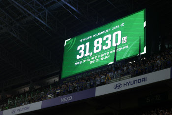K리그, 1·2 합계 유료 관중 300만 명 돌파... ‘3년 연속’