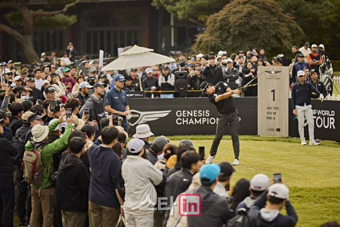 이정환 우승 제네시스 챔피언십, 모자 완판에 수제버거 인기..갤러리도 대만족