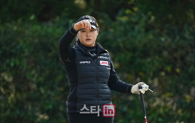 [포토]이수민,바람 방향 먼저 살핀다