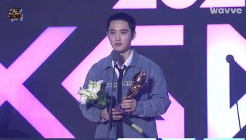 도경수, 베스트 아티스트 "뜻깊은 상, 앞으로도 열심히 일할 것"