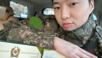 '모범병사' 위너 강승윤, 오늘 만기 전역