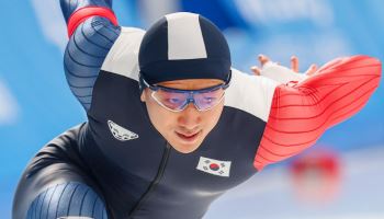 스피드스케이팅 김준호, 월드컵 5차 500m 1차 레이스 3위... 김민선 12위