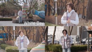 '손 빌려드립니다' 손호영, 시민들 만나 간식 나눔…찐팬 만났다