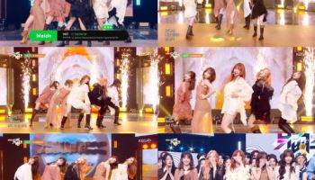 르세라핌, '핫'으로 '뮤직뱅크' 1위