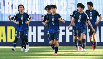 '가수 김정민 아들' 日 U17 다니, 동점골 도움...팀은 승부차기 패배