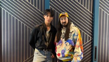 몬엑 셔누, DJ 스티브 아오키와 깜짝 컬래버