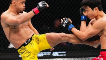 이정영, 상대 테이크다운에 속수무책...UFC 2연패 아쉬움