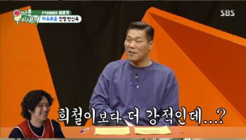 '미우새' 이홍기, 코 푼 휴지로 입 닦아…서장훈 "어마어마"