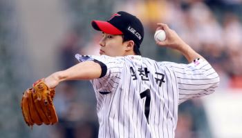 '7이닝 1실점' 임찬규, 역시 한화 킬러...LG, 선두 자리 굳히기