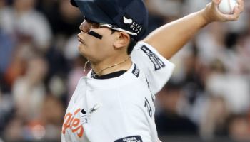 한화 마무리 김서현, 1차 이어 2차도 올스타 팬투표 1위 수성
