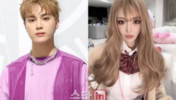 주학년·아스카 키라라, 성매매 부인 속…日 매체 백허그 사진 공개
