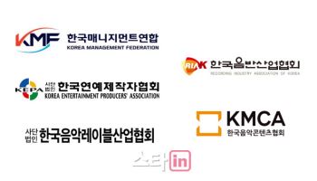 대중음악 5개 단체 "콘텐츠 세제 혜택 대상에 음악 산업 포함해야"