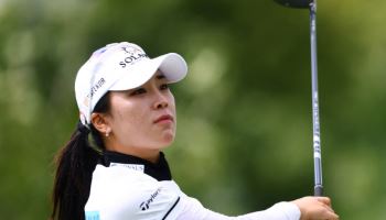 제주에서 무결점 퍼트 선보였던 윤이나, LPGA에선 아직..첫날 퍼트 수 32개