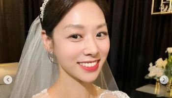 장신영 `웨딩스레스` 또 입었다…왜?