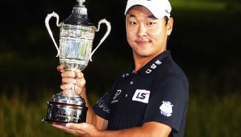 최경주 대회 우승한 전가람 “최경주 선배님 책 5번 읽었다”