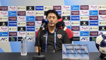 'ACL2 연승 도전' 포항 박태하 "안방 이점 살려 좋은 결과 낼 것"