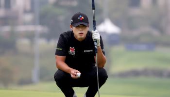 배용준, KPGA 경북오픈 3R도 선두…“버디 기회서 더 과감하게”