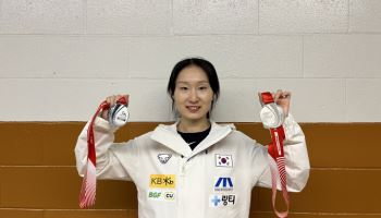 최민정, 쇼트트랙 월드투어 2차 1000m-3000m계주 銀