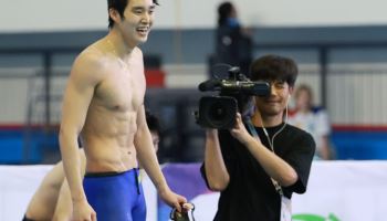 ‘파리 올림픽 동메달’ 수영 김우민, 전국체전 400m 4연패