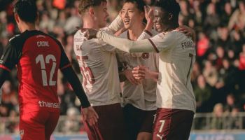 '완전한 부활',,,덴마크 프로축구 조규성, 복귀 후 첫 풀타임에 4호골