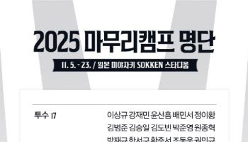 한화이글스, 日미야자키서 마무리캠프...신인 오재원 포함