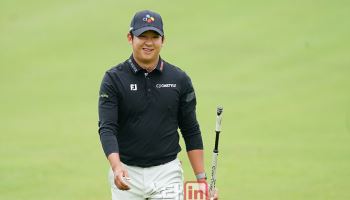 최승빈, Q스쿨 최종일 27홀 강행군 예정..일몰로 3라운드 9개홀만 경기