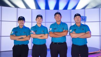 코리안GC, 전원 언더파 치고 20언더파 합작...앤서니 김 개인전 3위