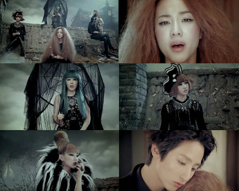 2NE1 `아파` 뮤비 공개..산다라박 눈물연기 `압권`
